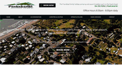 Desktop Screenshot of paekakarikiholidaypark.co.nz